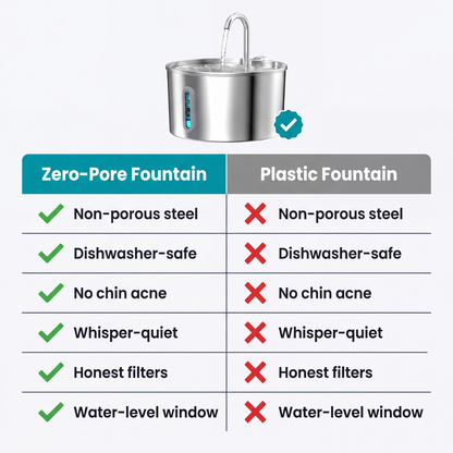 The Zero-Pore™ Cat Fountain